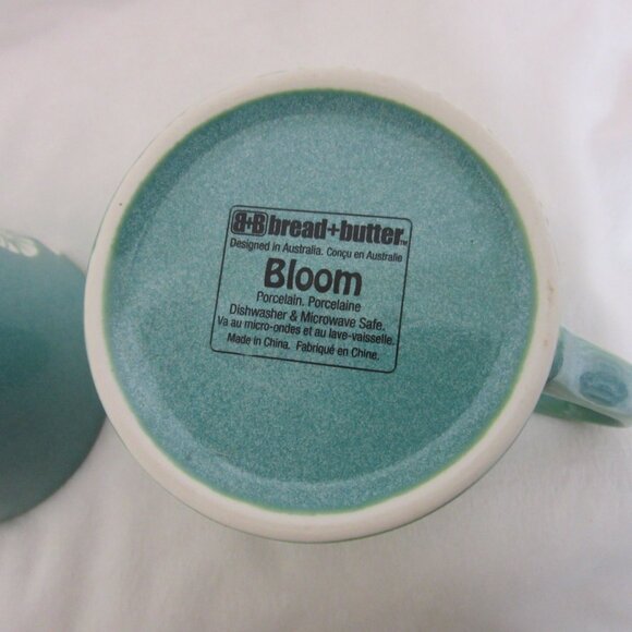 Sugar and Creamer Set Bloom by bread + butter Australia B+B Turquoise Floral - Picture 3 of 6
